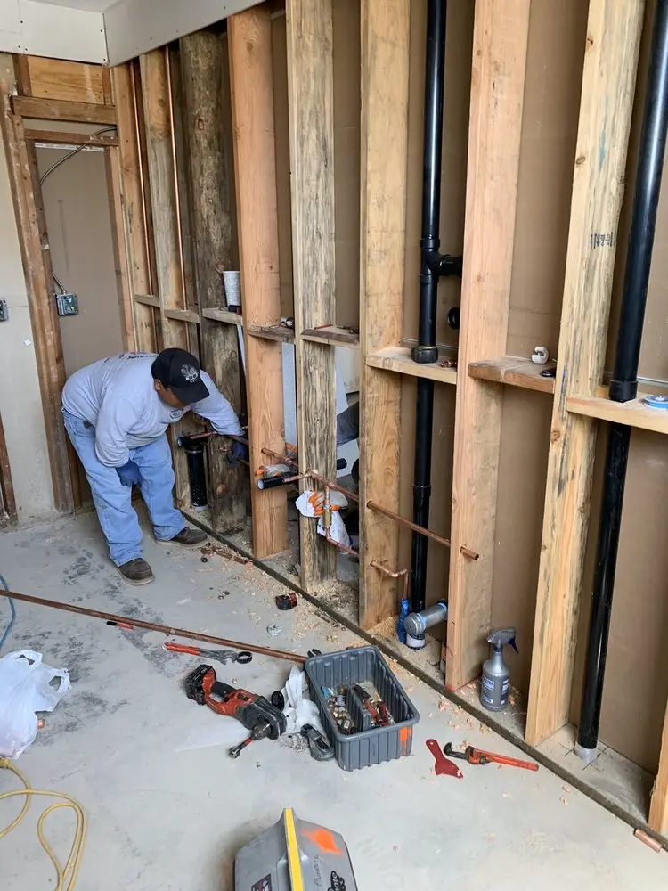 Commercial rough-in plumbing for Water Heater Replacement in Wanamingo